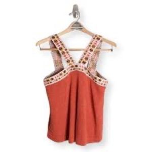 Madewell Embroidered Swing Sweater Tank